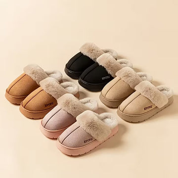 Women’s Plush-Lined Slippers  Cozy Comfort for Everyday Wear – Indoors & Outdoors